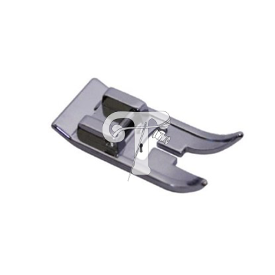 Calcador metálico prateado para máquina de costura