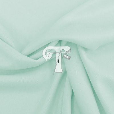 tecido verde água liso com textura suave