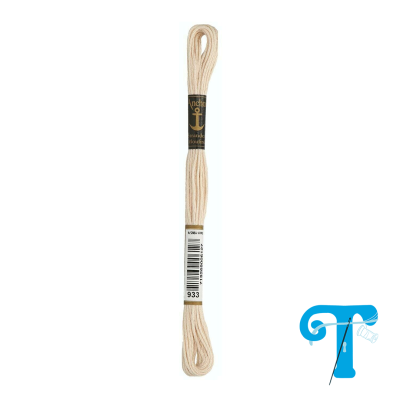 Linha de bordar Anchor algodão cru número 933