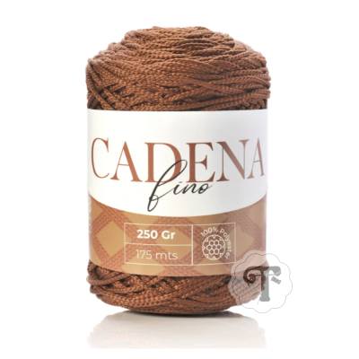 Fio CADENA fino castanho de 250 g 175 mts
