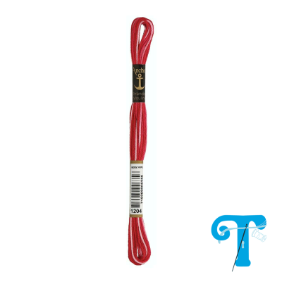 Fio ou corda vermelho para costura com rótulos