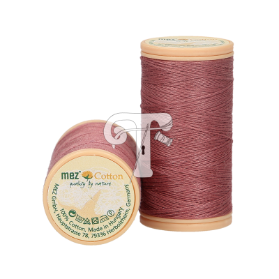 Duas bobinas cor vinho de linha algodão Mez Cotton