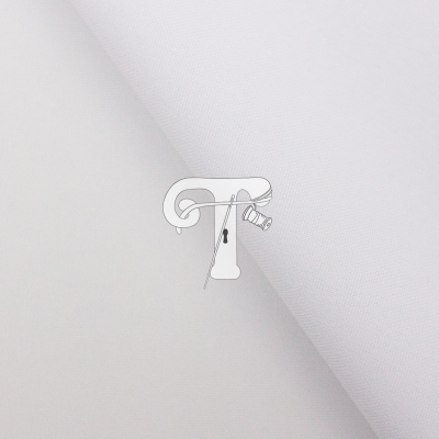 Tecido branco com textura fina e padrão subtil