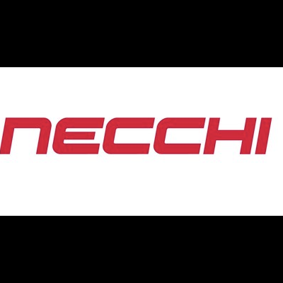 Logotipo NECCHI em vermelho num fundo branco