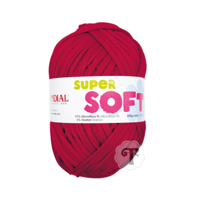 Fio de malha grosso vermelho com etiqueta branca da marca Mondial