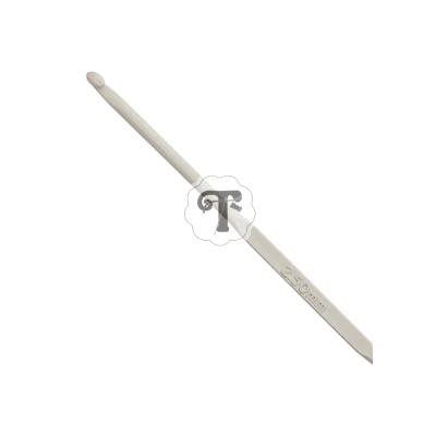 Crochet de plástico branco 2.50mm