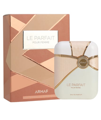 Frasco de perfume LE PARFAIT POUR FEMME ARMAF com caixa decorada