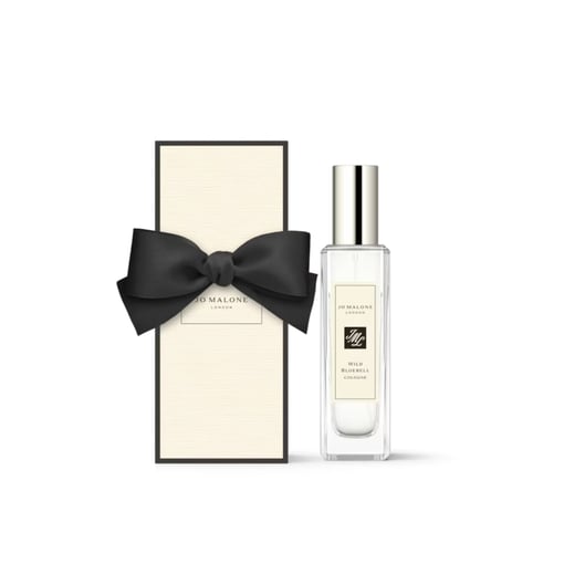 Perfume Jo Malone Wild Bluebell com caixa e laço preto