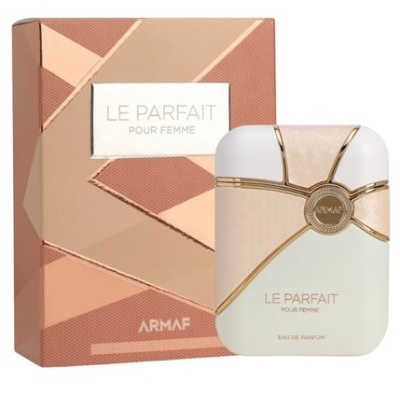 Frasco de perfume LE PARFAIT POUR FEMME ARMAF com caixa decorada