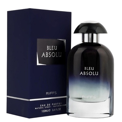Frasco e caixa de perfume Bleu Absolu RiiFFS