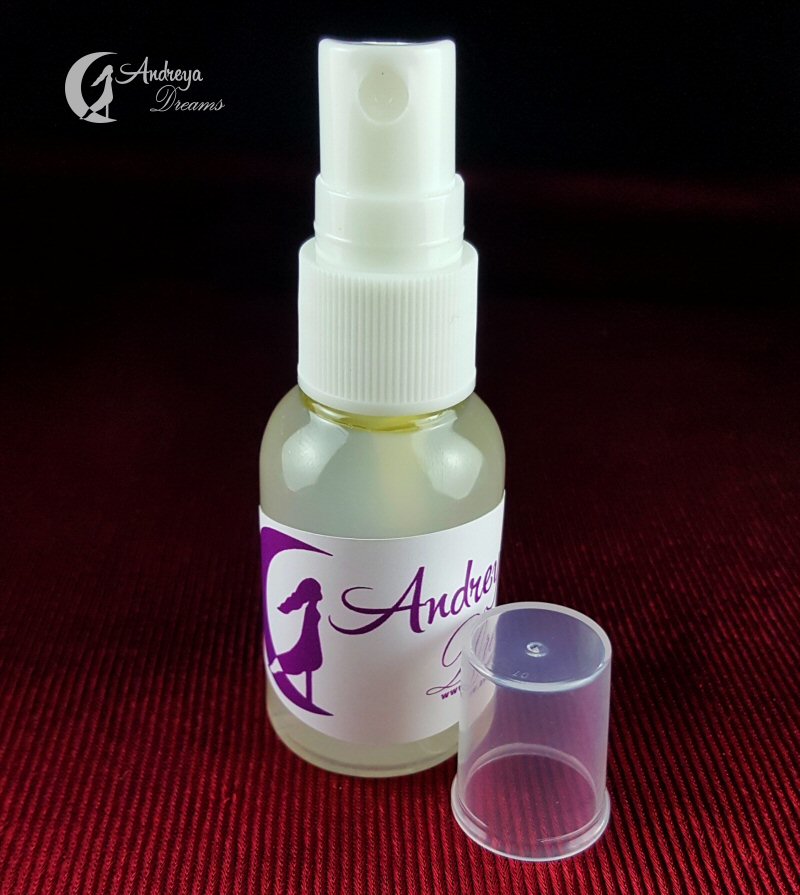 Spray de Limpeza Energética - Pequeno Frasco spray pequeno com etiqueta Andreya