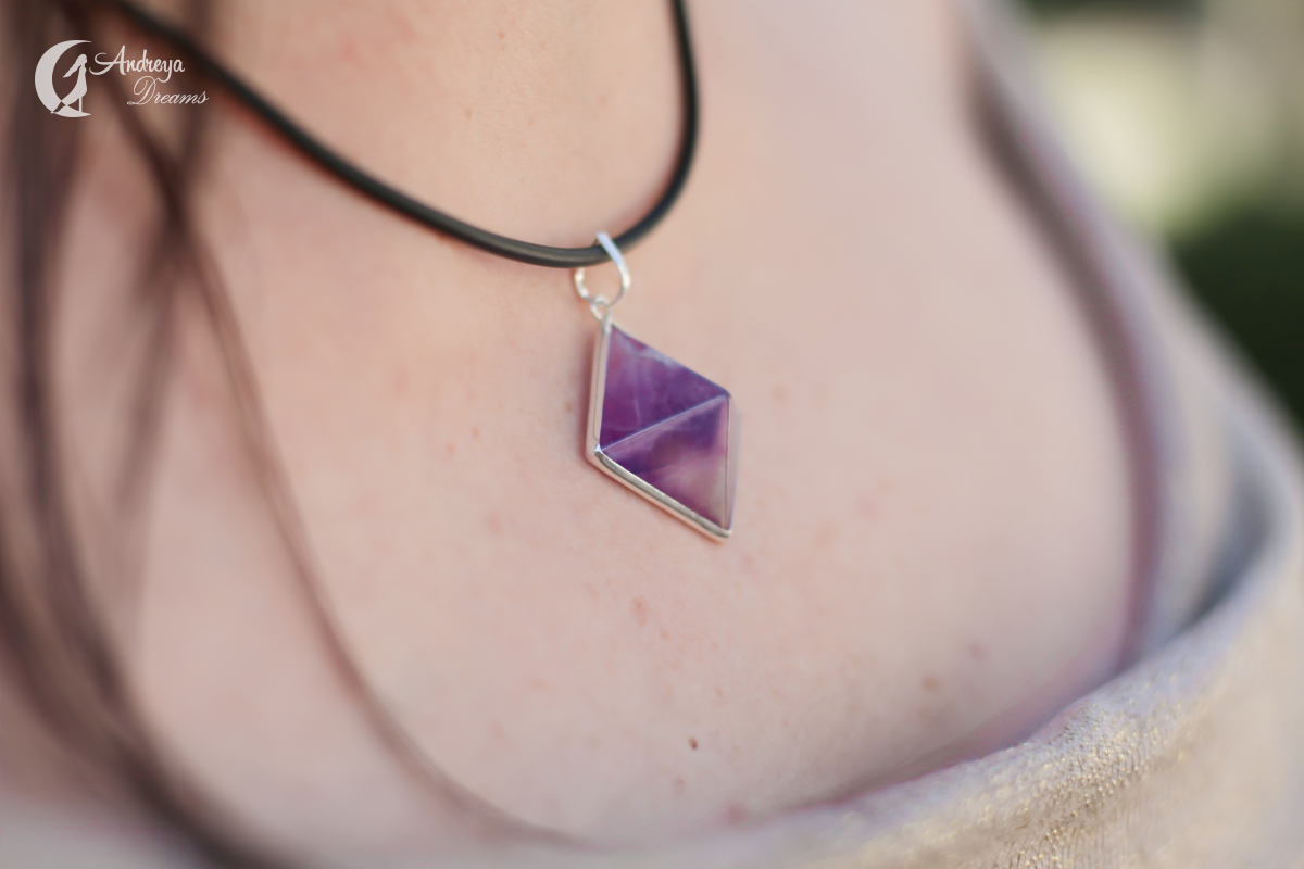 Pendente Piramidal de Ametista