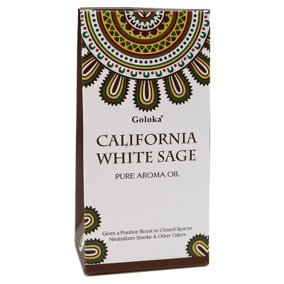 Embalação de óleo aroma California White Sage da marca Goloka