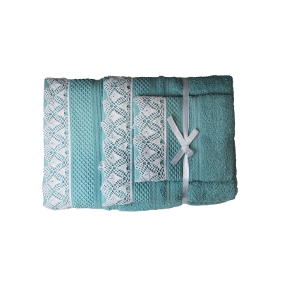 Jogo&#x20;Banho&#x20;3&#x20;Pe&#x00E7;as&#x20;com&#x20;Aplica&#x00E7;&#x00E3;o&#x20;de&#x20;Renda&#x20;400Gr