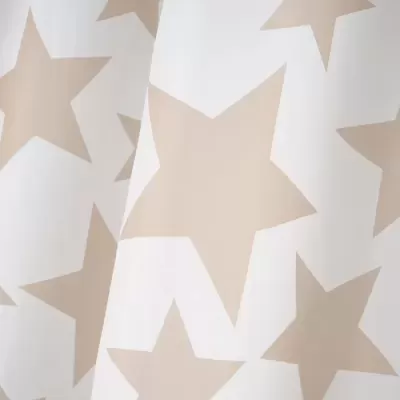 Cortina&#x20;Banho&#x20;Stars&#x20;Beige&#x20;180x200