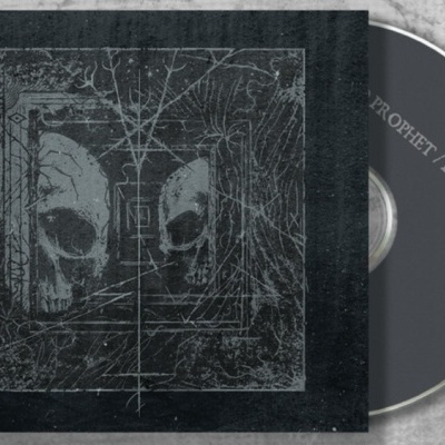 Capa de CD com caveiras e CD cinza 'PROPHET K.F.R'