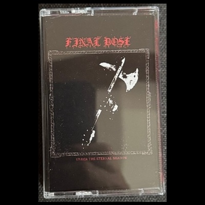 Cassete com capa preta e texto vermelho FINAL DOSE