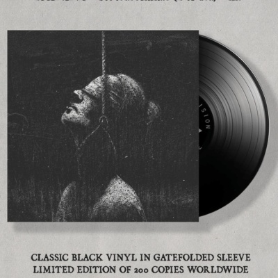 Capa de vinil preto SHINING 'Feberdrömmar (Del Två)' com arte em preto e branco e texto em cinza no fundo.