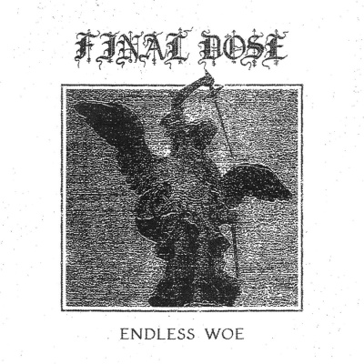 Capa em preto e branco com estátua de anjo e texto FINAL DOSE e ENDLESS WOE