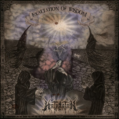 Capa de álbum com figuras encapuzadas e texto EXALTATION OF WISDOM