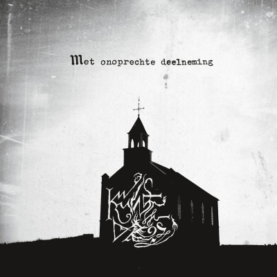 Igreja em silhueta preta com texto em fundo branco