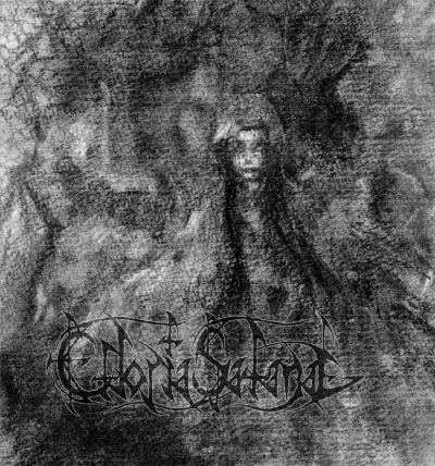 Imagem artística em preto e cinza com figura feminina e logotipo estilizado