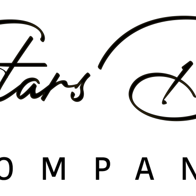 Texto manuscrito 'The Stars Drinks' em fundo branco