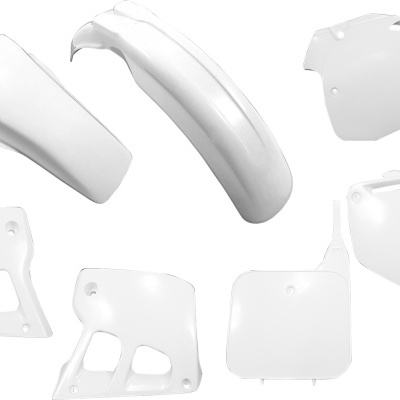 Peças plásticas brancas para moto