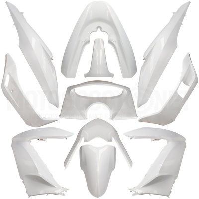 Conjunto de carenagens para mota branco