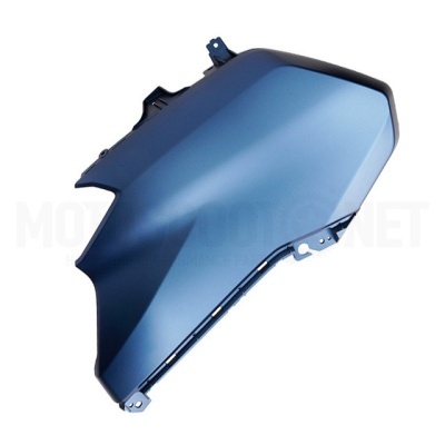 Peça lateral de carroçaria azul para motocicleta