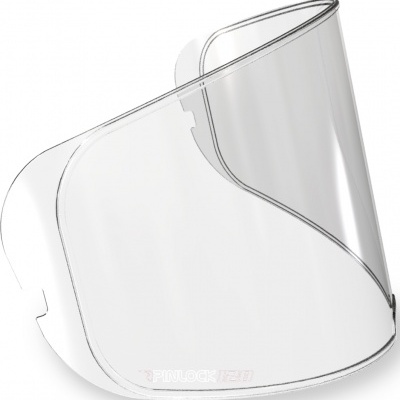 Visor transparente para proteção facial com inscrição FINLOCK PRO