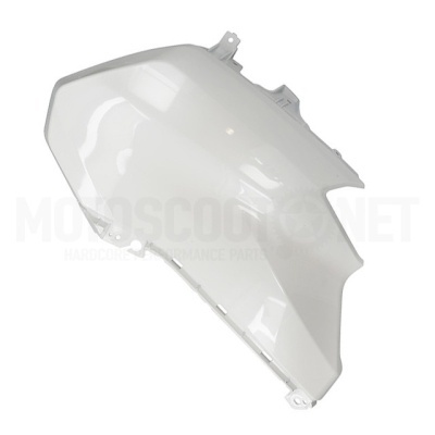 Peça plástica branca para mota