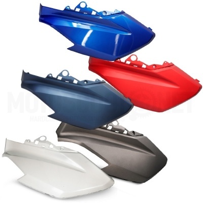 Tampas laterais para motocicleta de várias cores