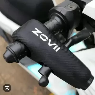 Punho preto para bicicleta ou moto com a marca ZOVII