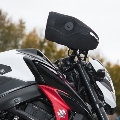 casaco de protecção para punho de moto preto com texto OXFORD