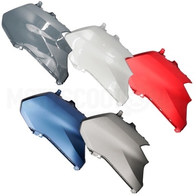 Cinco tampas laterais para motos em várias cores