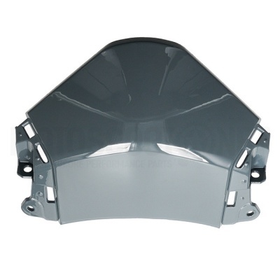 Para-brisas de mota cinza fumado em acrílico com suportes laterais