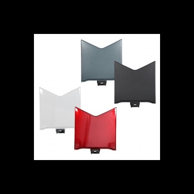 Conjunto de quatro pegas de porta coloridas com clip de fixação