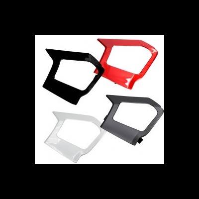 Conjunto de quatro molduras de plástico brilhante para automóvel em várias cores