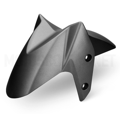 Para-lama dianteiro para motocicleta em plástico preto fosco