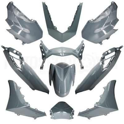 Peças plásticas cinzentas para carroçaria de motocicleta