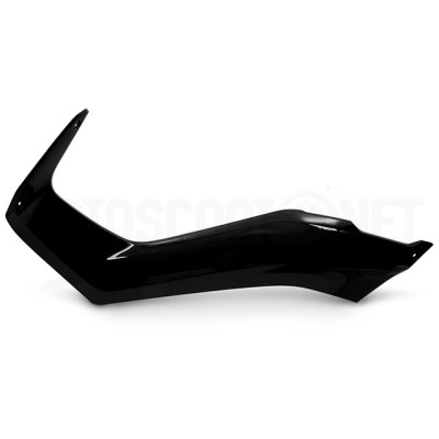 Peça de cobertura de carroçaria de moto preta