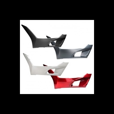 Para-choques dianteiros de automóveis em várias cores