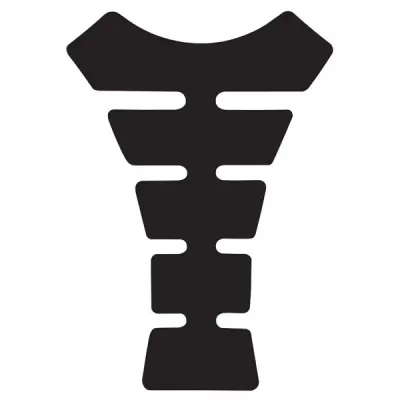 Adesivo preto abstrato em cinco segmentos