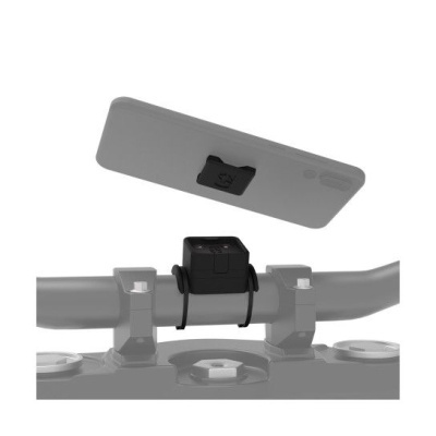 Suporte para telemóvel no guiador da bicicleta com tiras de borracha