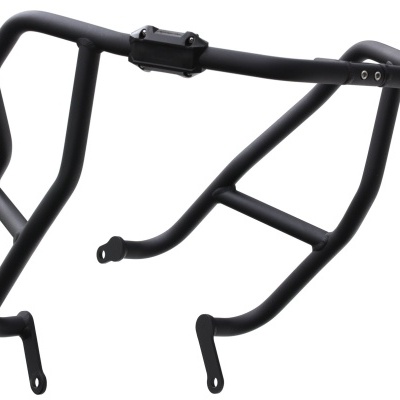 Suporte de bagageira para bicicleta ou mota em metal preto fosco