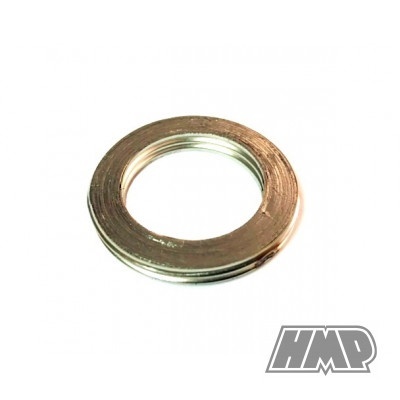 Anel de cobre metálico com logo HMP