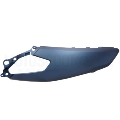 Peça lateral preta de plástico para moto