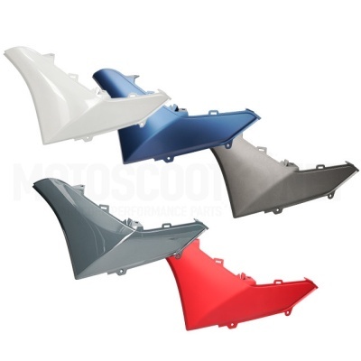 Carenagens laterais de motocicleta em cinco cores diferentes