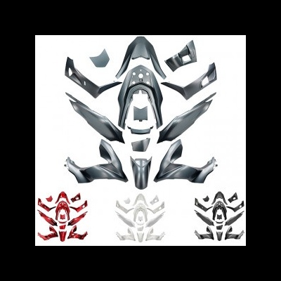 Conjunto de carenagens para mota em plástico de várias cores